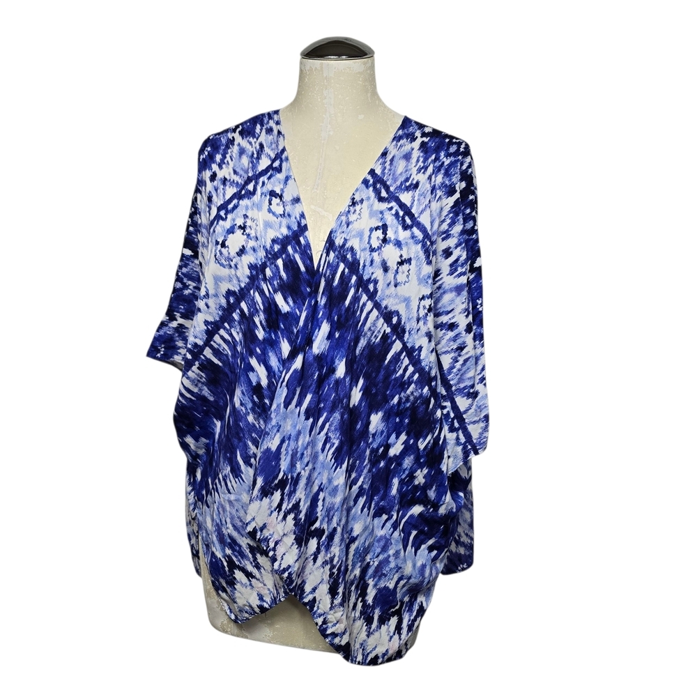 Cotton On Blue and White Swim Cover-Up XS